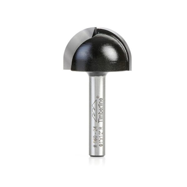 BIT P/ROUTER TIMBERLINE 1/2" Radio x 1diámetro x 5/8" x 1/4" 160-24