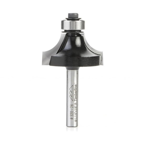 BIT P/ROUTER TIMBERLINE 3/8" Radio x 1-1/4" diámetro x 5/8" x 1/4" 320-26
