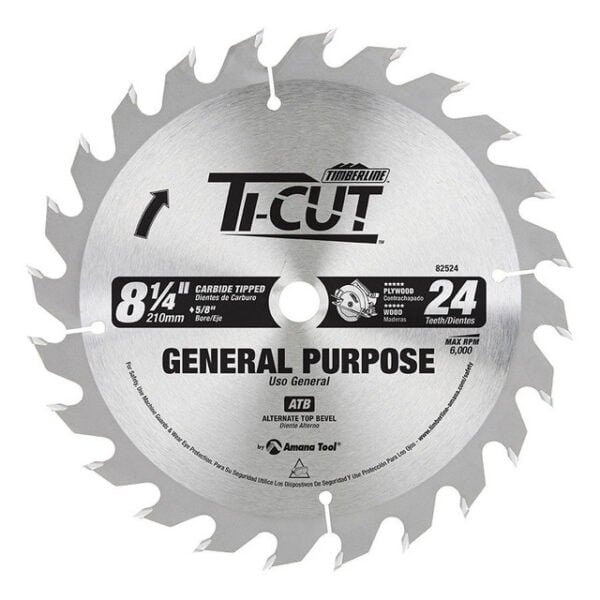 DISCO TIMBERLINE 8 1/4"  X 24 DIENTES 82524