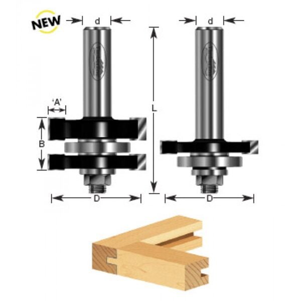 BIT P/RAUTER AMANA TOOL 53306