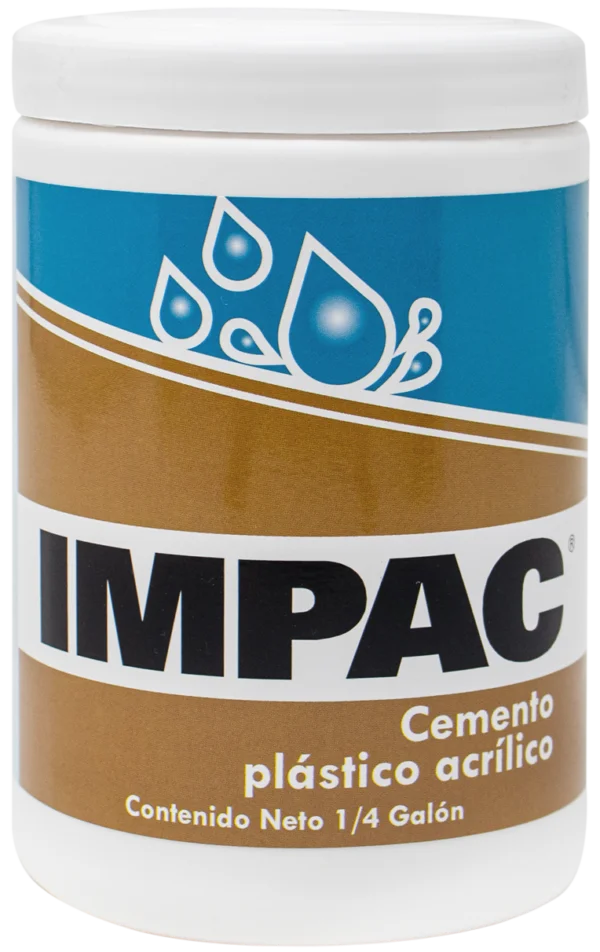 IMPAC CEMENTO PLASTICO 1/4 DE GALON