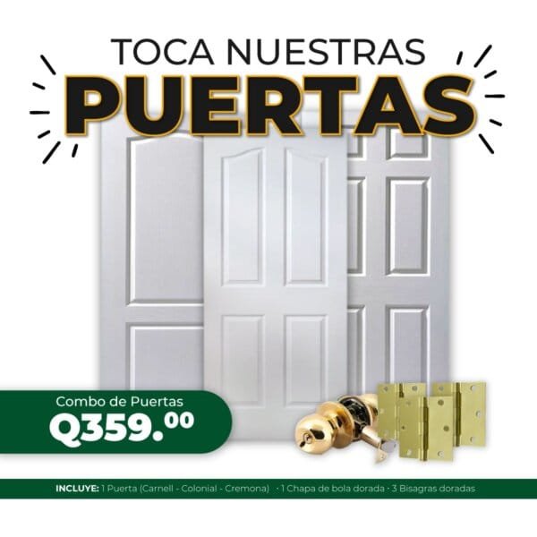 Combo Puertas sin marco