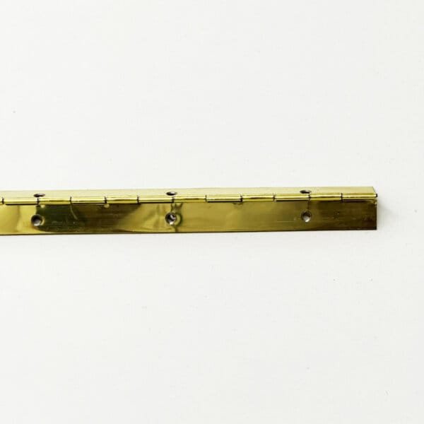Bisagra de piano dorada